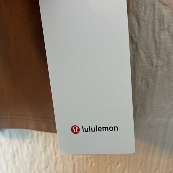 NWT Lululemon Athletica Long Sleeve Tee - Taupe Women Size 16 - Picture 4 of 7